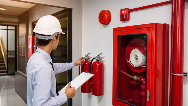 Inspecao de equipamentos de protecao contra incendios